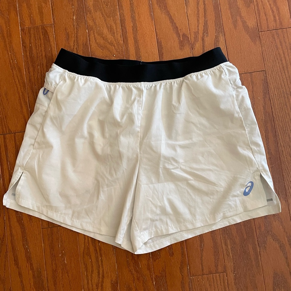 ASICS White Athletic Shorts